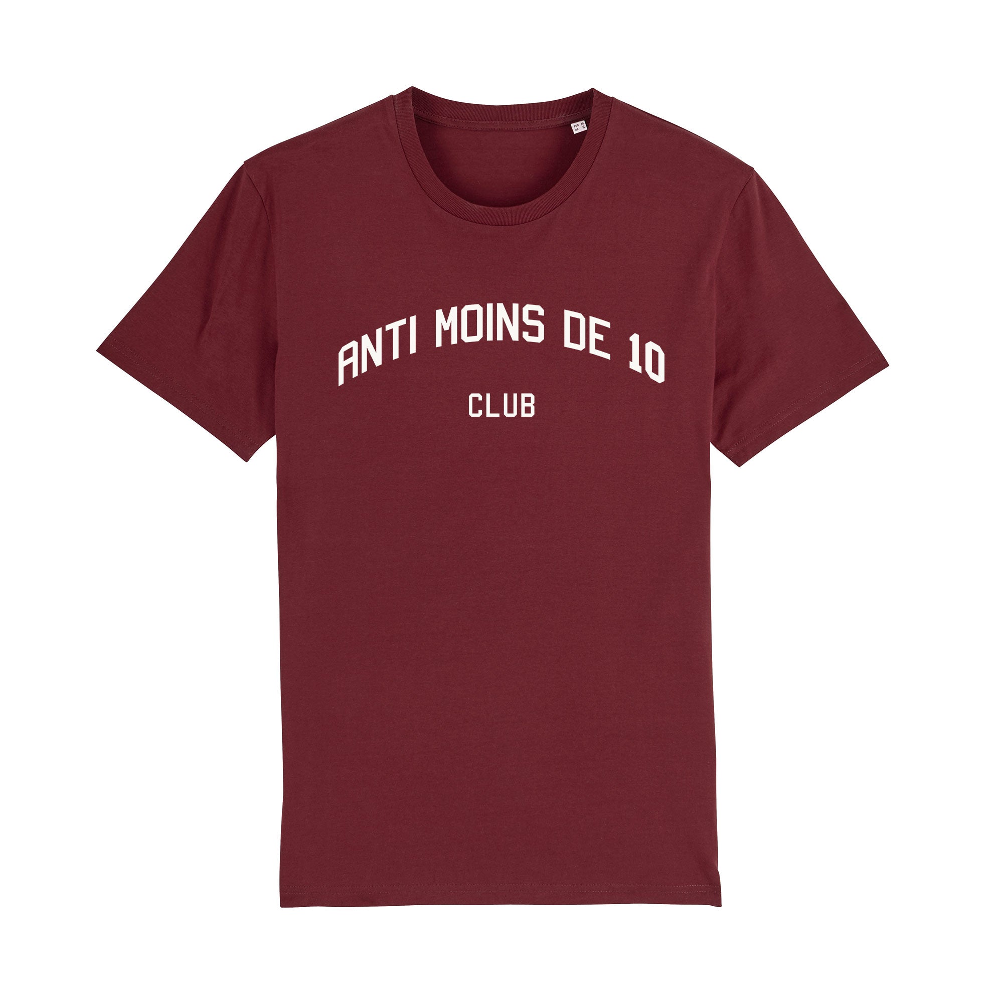 Tshirt - Anti moins de 10 club