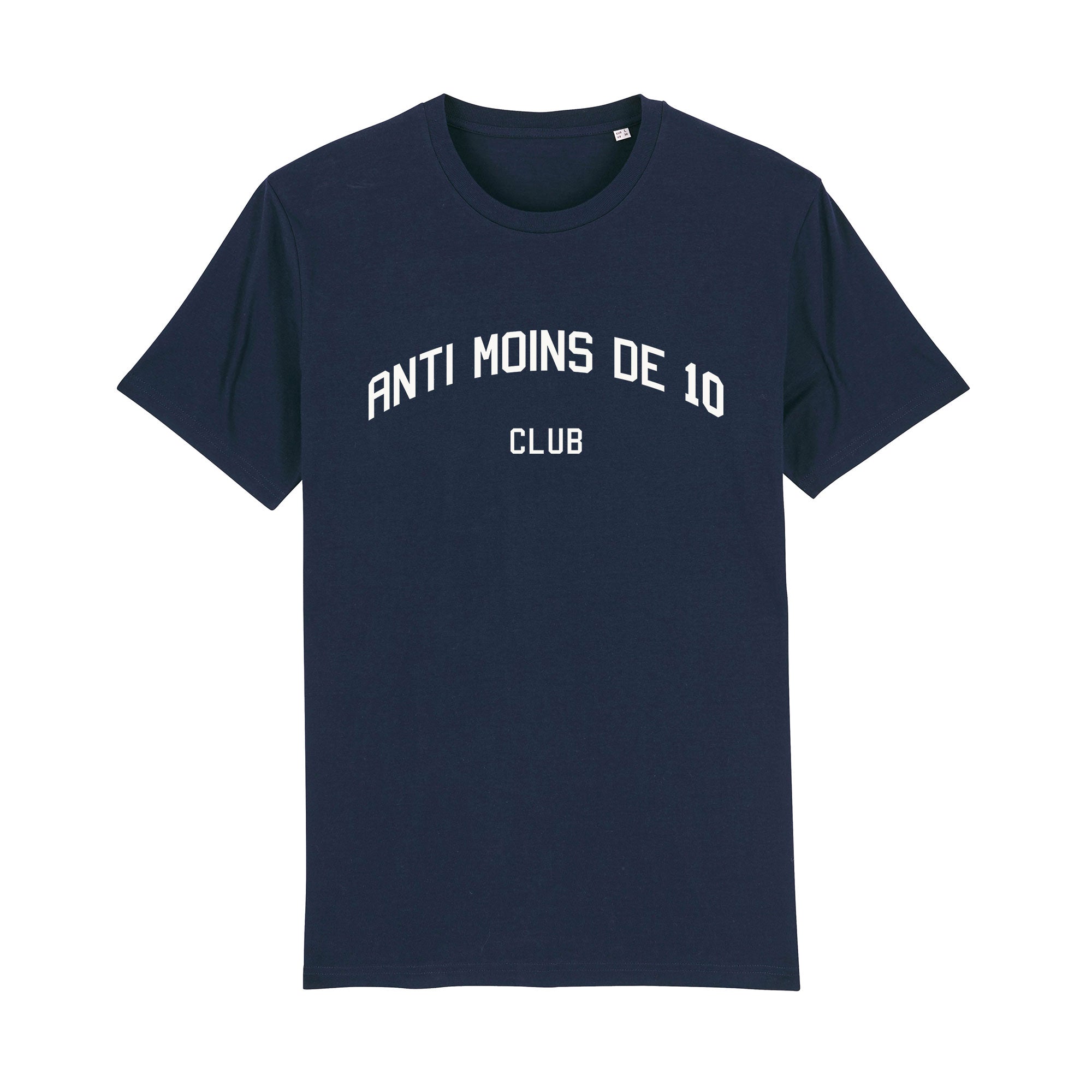 Tshirt - Anti moins de 10 club